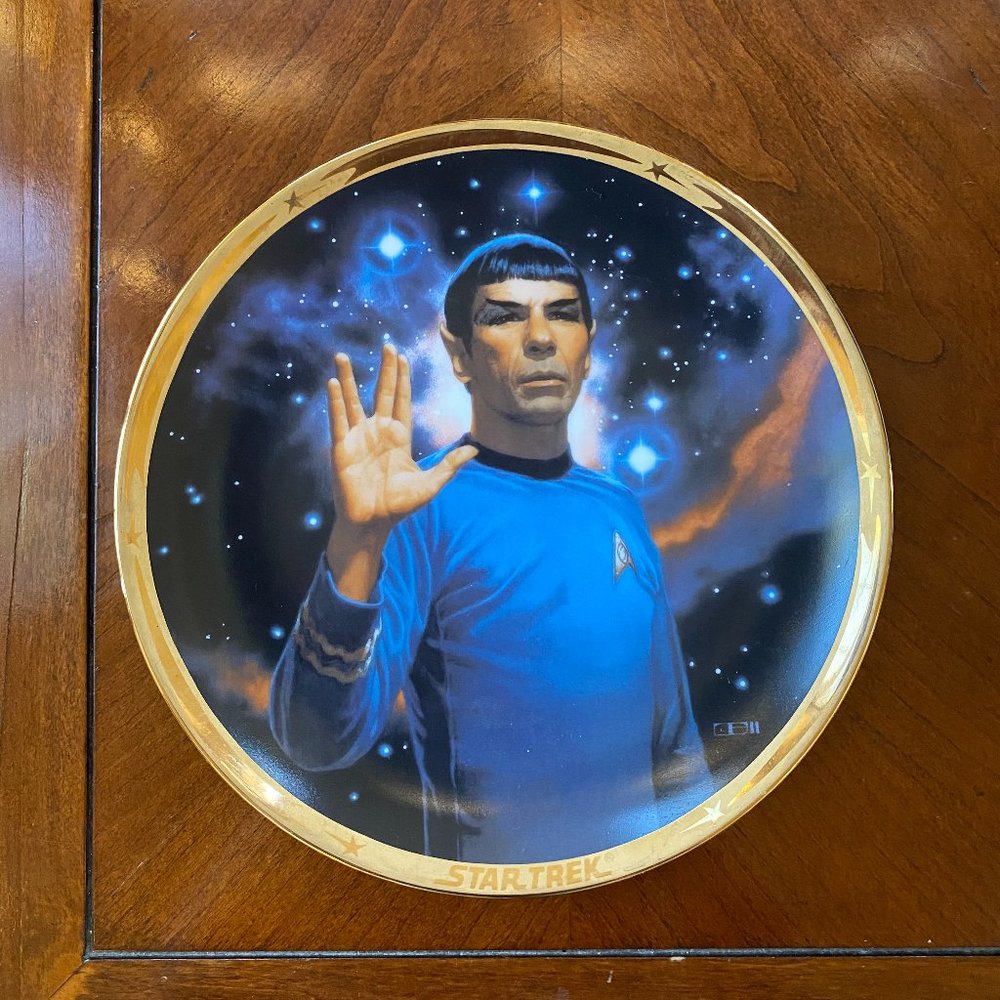 Hamilton Collection Star Trek 25th Anniversary Plate - Spock